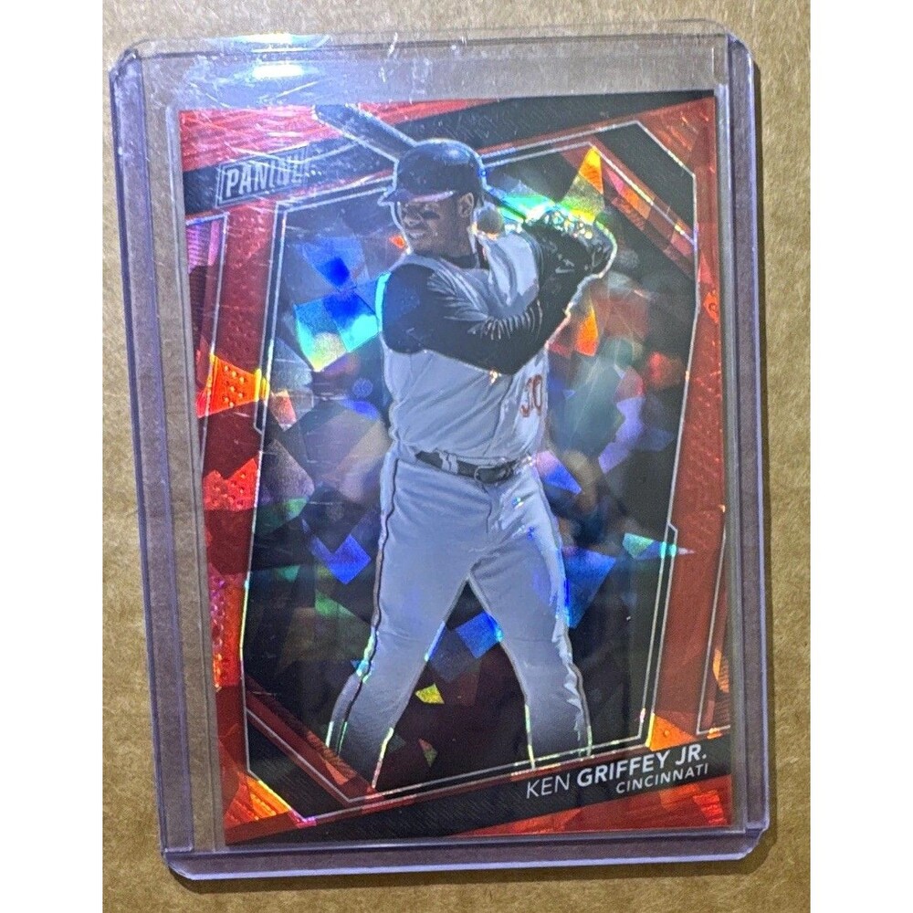 2023 Panini The National VIP Ken Griffey Jr Reds #44 Red Sparkle Prizm /199